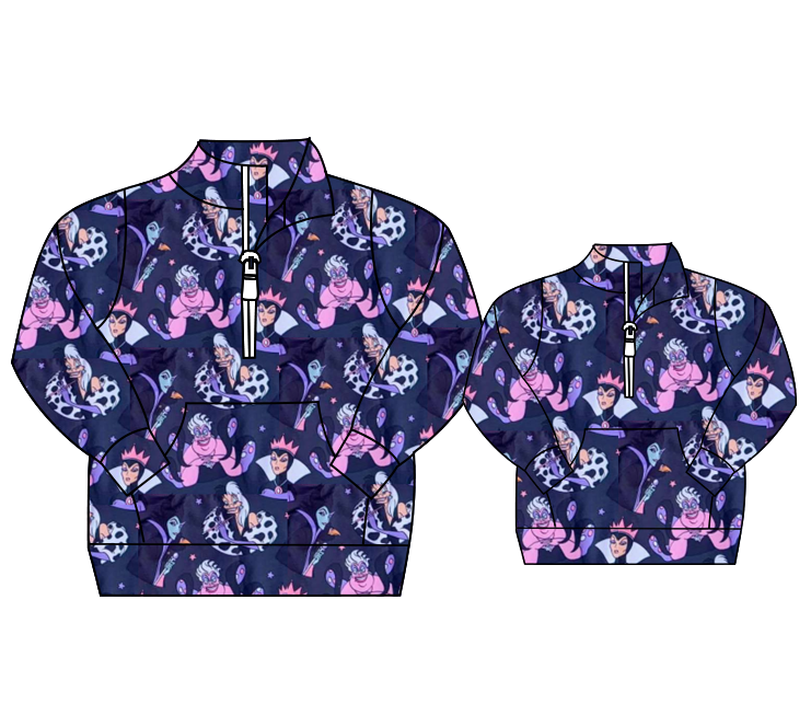 Kid's Magical Halloween 1/4 Zip Jackets - Ready to Ship!!