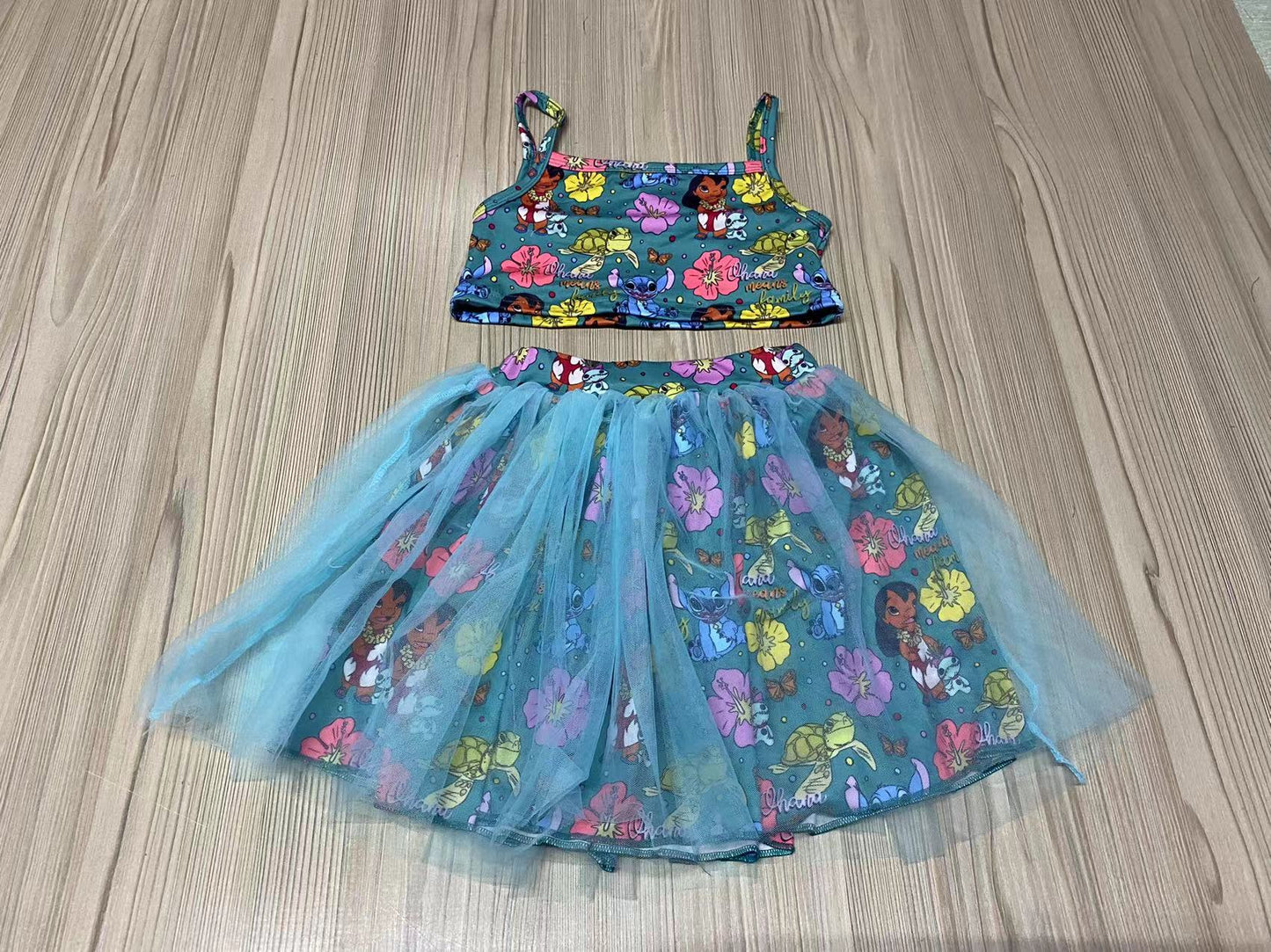Hawaiian Stitch Tutu Outfit