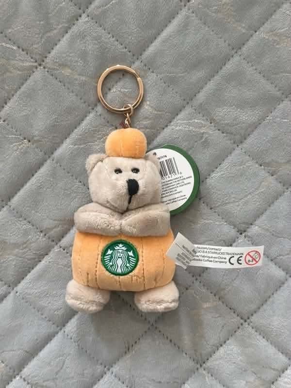 Starbucks France Halloween Jack-O-Lantern  Plush Keychain- Preorder