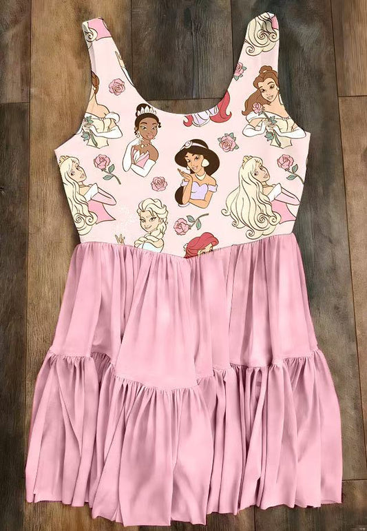 Kid's Princess Mesh Dress w/ Shorts Underneath- Preorder  -  6 week eta