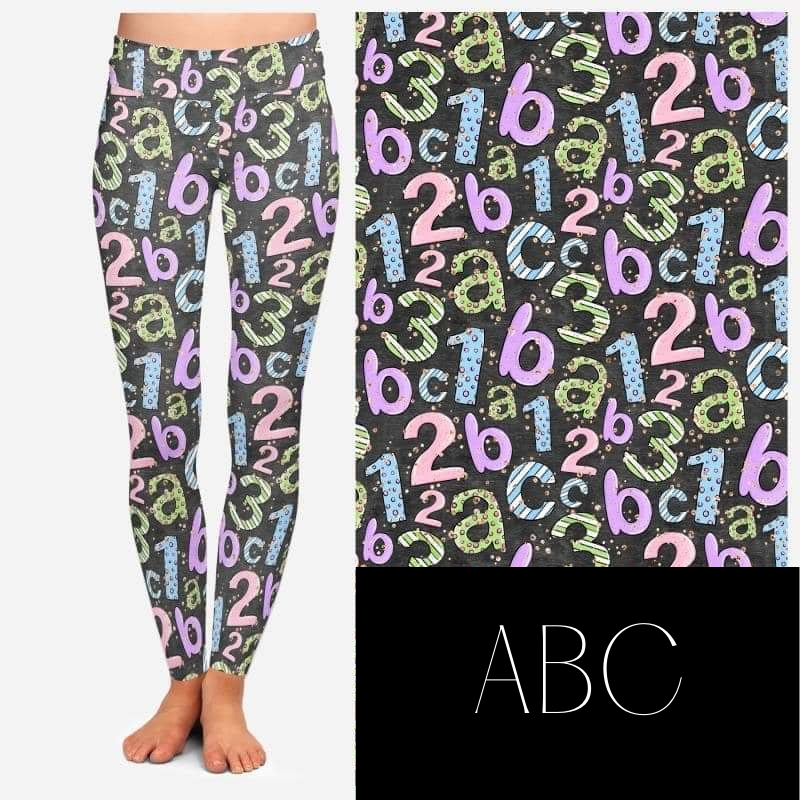 ABC Leggings w/Pockets