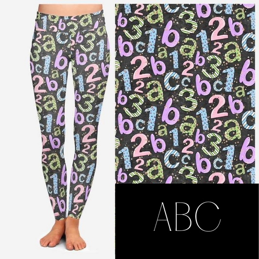 ABC Leggings w/Pockets