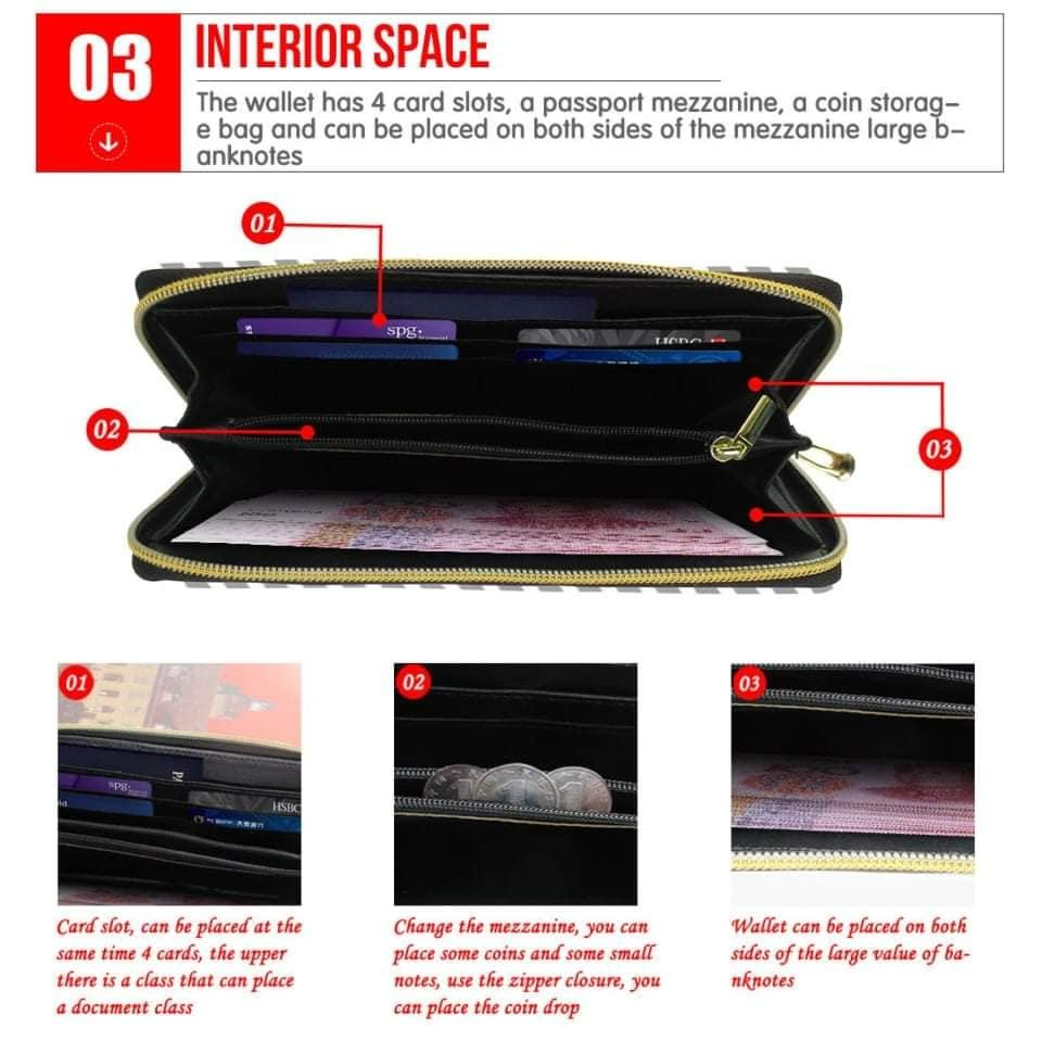 Stained Glass NBC Wallet - Preorder