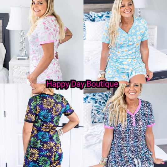 Brandy PJ Short Sets - Preorder
