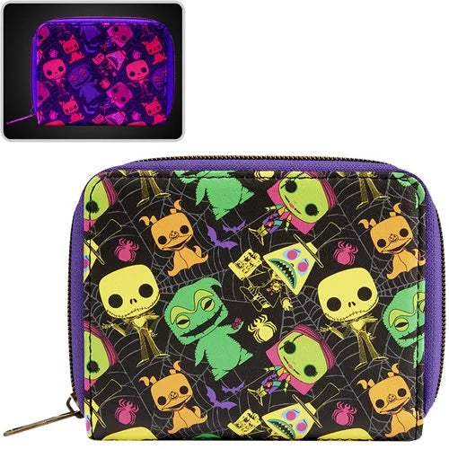 LOUNGEFLY FUNKO: The Nightmare Before Christmas - Neon Wallet