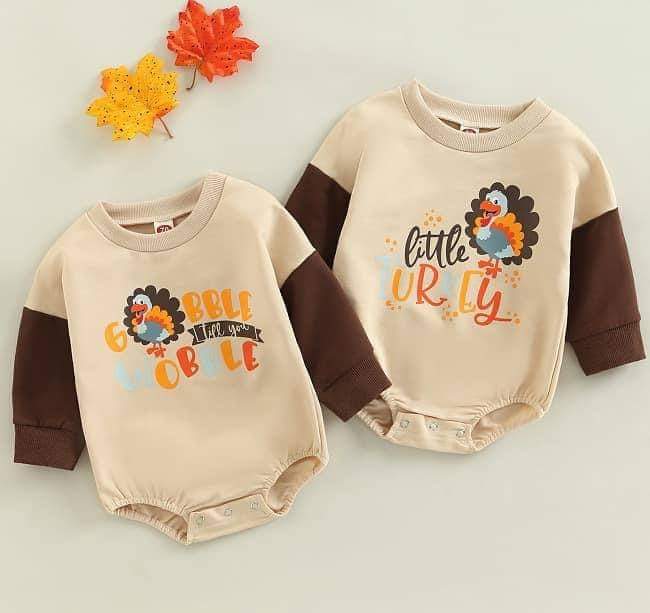 Thanksgiving Baby Romper