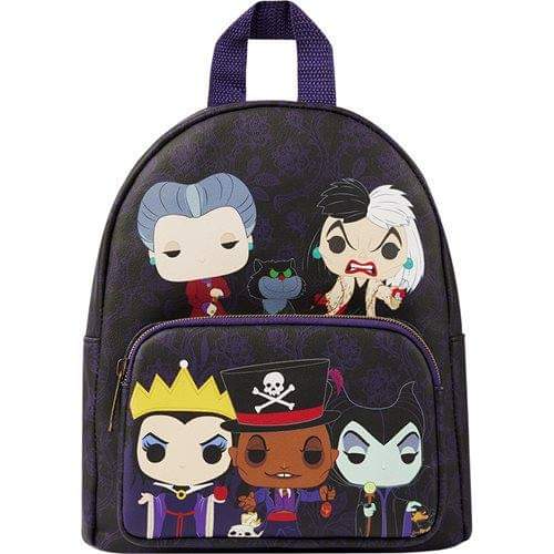Disney Funko Villians Mini-Backpack - Glow in the Dark