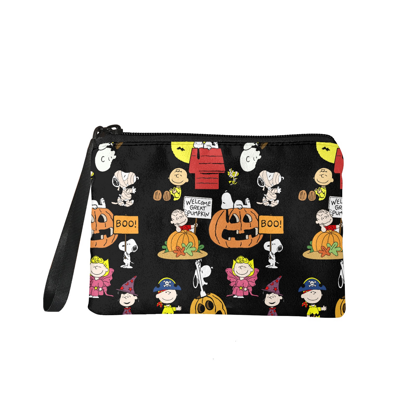 Peanut Halloween Wristlet