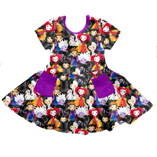 Villainous Vixens Girl's Dress