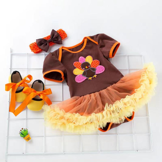 Thanksgiving Tutu Set, Baby's First Thanksgiving, Cute Turkey Onesie