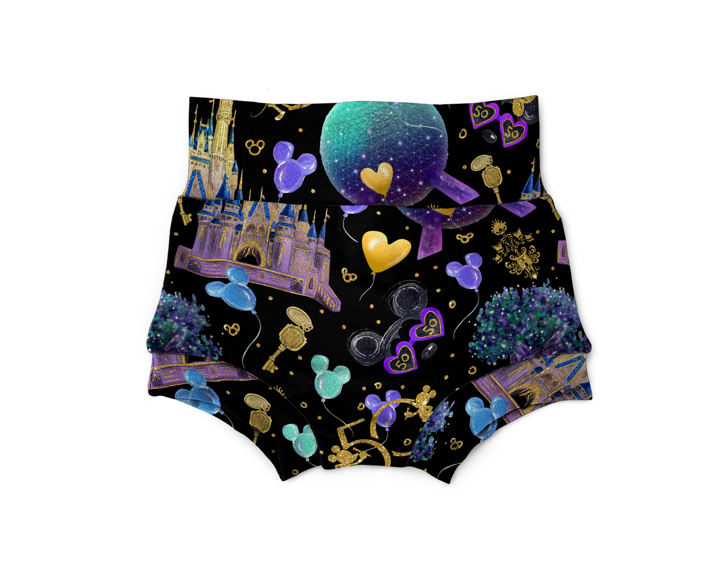 50th Baby Bummies with head band